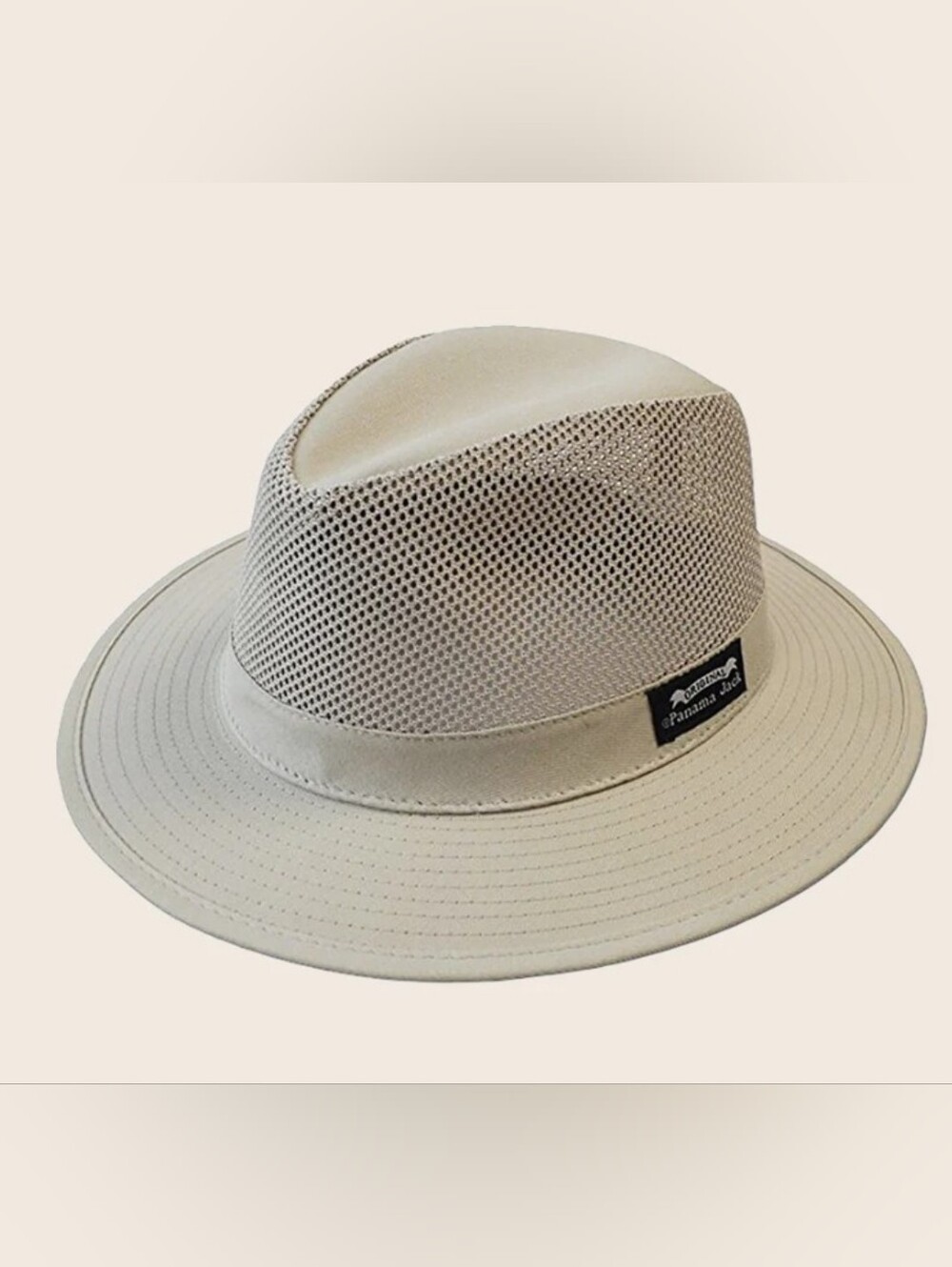 Panama Jack- Breathable Mesh Safari Hat - Beige